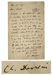 Charles Darwin Autograph Letter Signed to Fellow Naturalist & Explorer Henry Walter Bates, Author of The Naturalist on the River Amazons